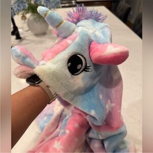 Unicorn zip up onesie - Adult medium
